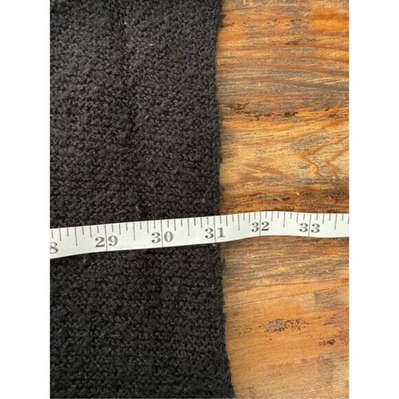 Pure Jill Women's Oversized Turtleneck Pullover Sweater Red Black Medium/Large‎ - Picture 7 of 7